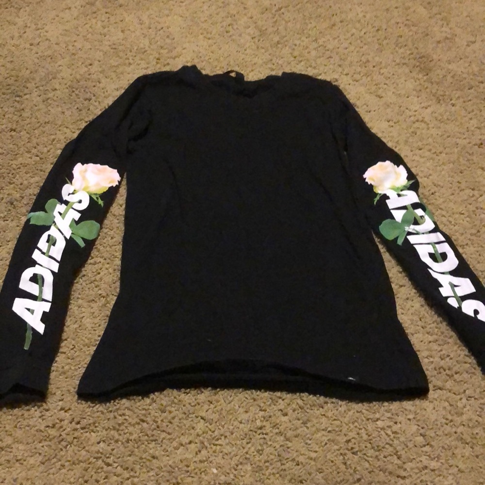 black adidas long sleeve.